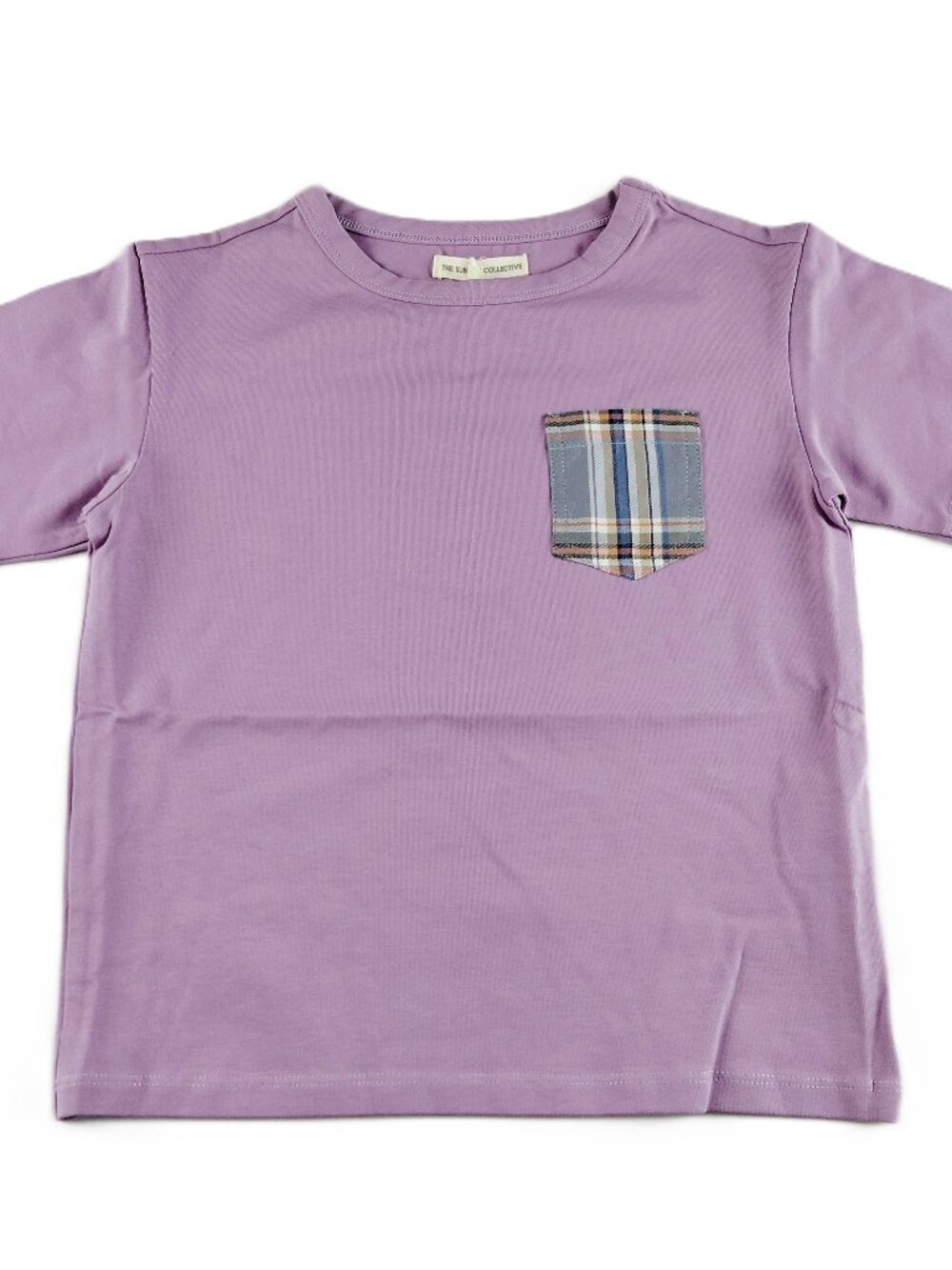 The Sunday Collective Short Sleeve Tee T-Shirt Kids Size 3Y Orchid Mist Pocket